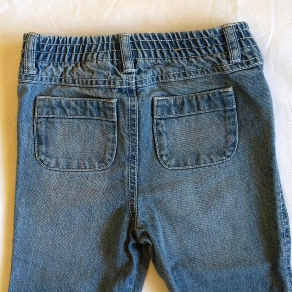 joe fresh heart embroidered medium wash denim jeans 18-24 months baby girl - Picture 8 of 8